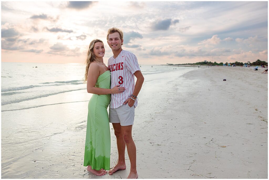Couple on Honeymoon Island Beach