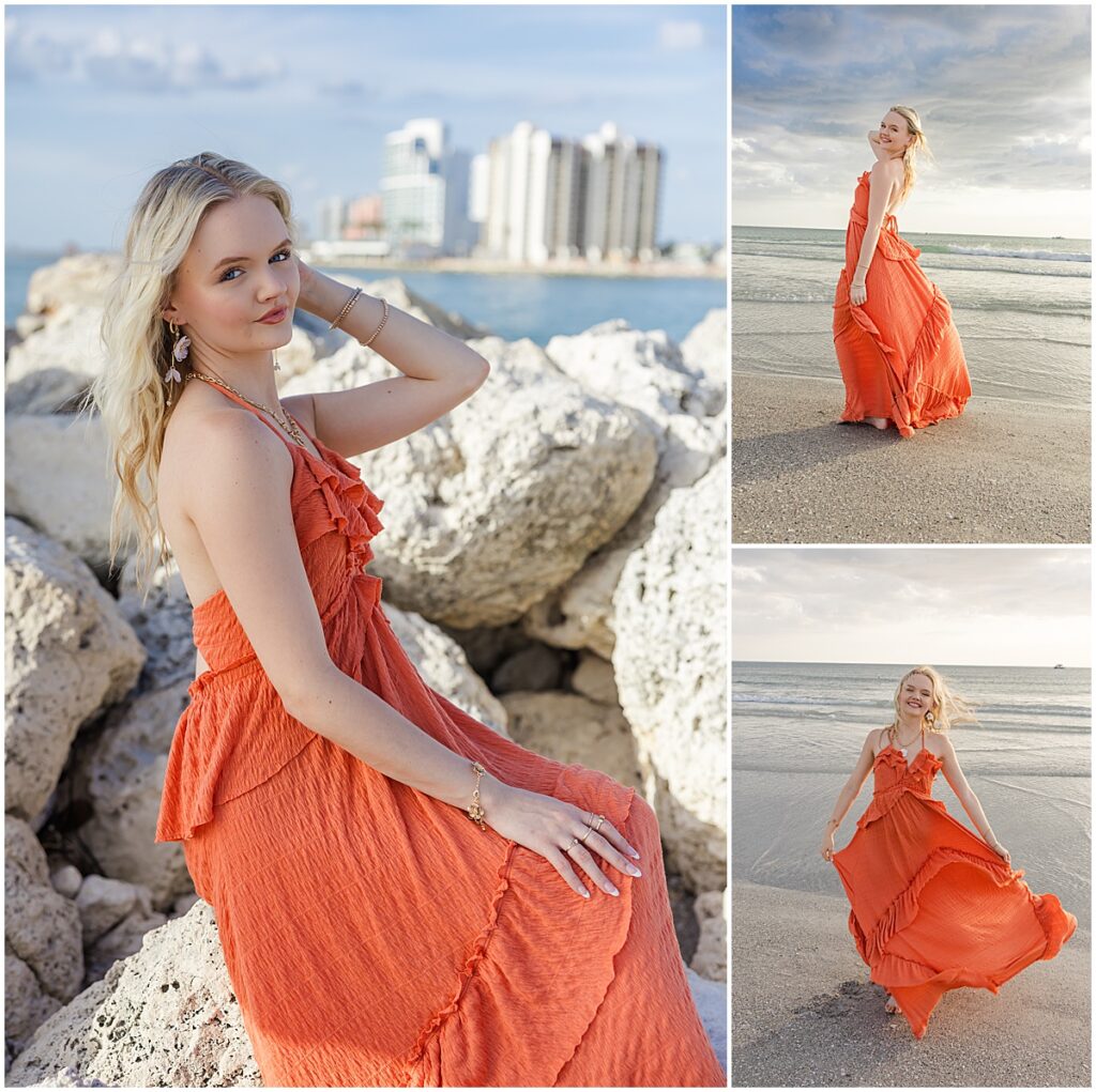 Tampa Senior Beach Session