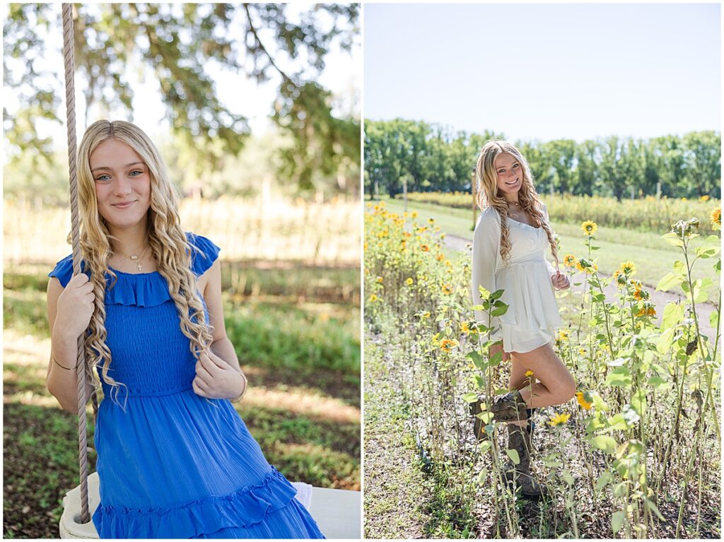 Ever After Flower Field Senior Session